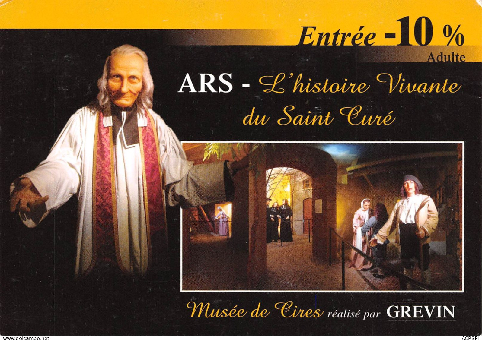 69 Dardilly Le Saint Curéee D' ARS Musée Grevin Pub Publicité   61 (scan Recto Verso)KEVREN0765 - Lieux Saints