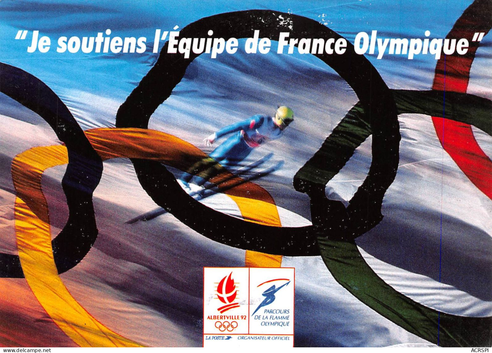 SKI Albertville 1992 JO D'hiver équipe De France   59 (scan Recto Verso)KEVREN0765 - Olympic Games