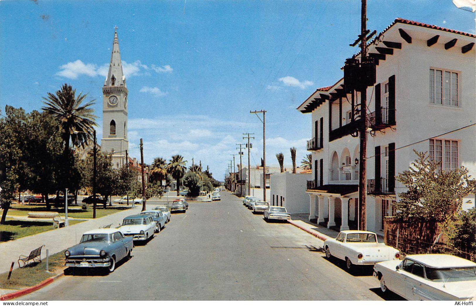 Laredo San Agustin Church And Plaza / Texas - Laredo