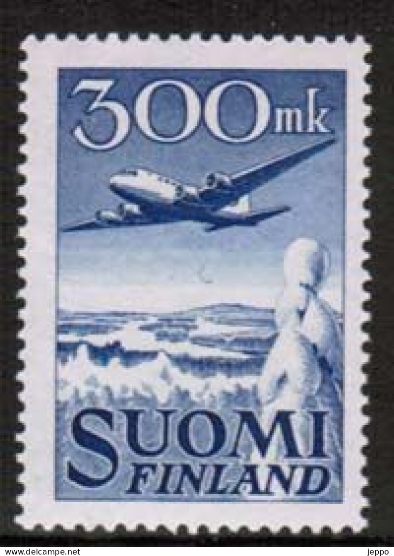 1950 Finland, Air Plane  **. - Ungebraucht