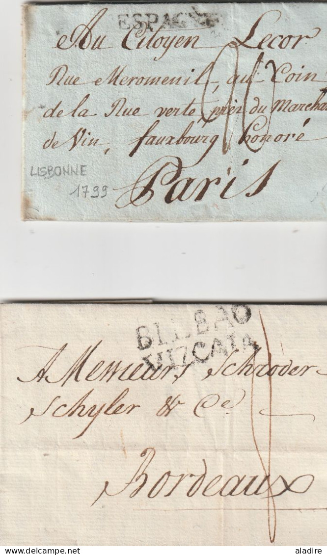 PORTUGAL - Collection Of 13 Old Letters, Covers &  Card (1799 -1964) - 26 Scans - € 49 Euros - Collections