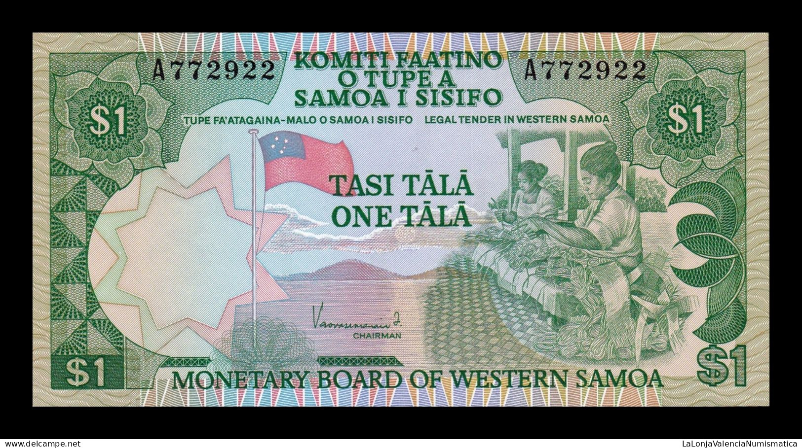 Samoa 1 Tala 1980 Pick 19 Sc Unc - Samoa