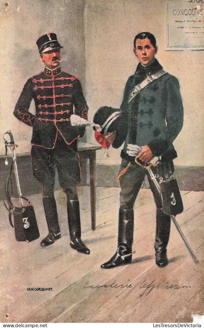 MILITARIA - Cavalerie - Officieren - Carte Postale Ancienne - Andere & Zonder Classificatie