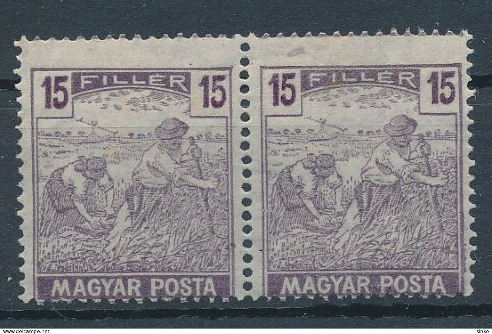 1919. Hungarian Post Office - Misprint - Variedades Y Curiosidades