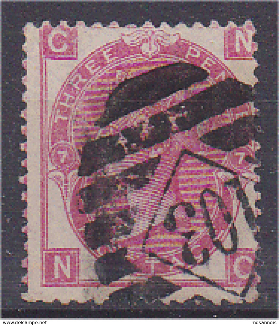 Grande Bretagne N°33 3d Rose Planche 7 Lettres C N - Gebruikt