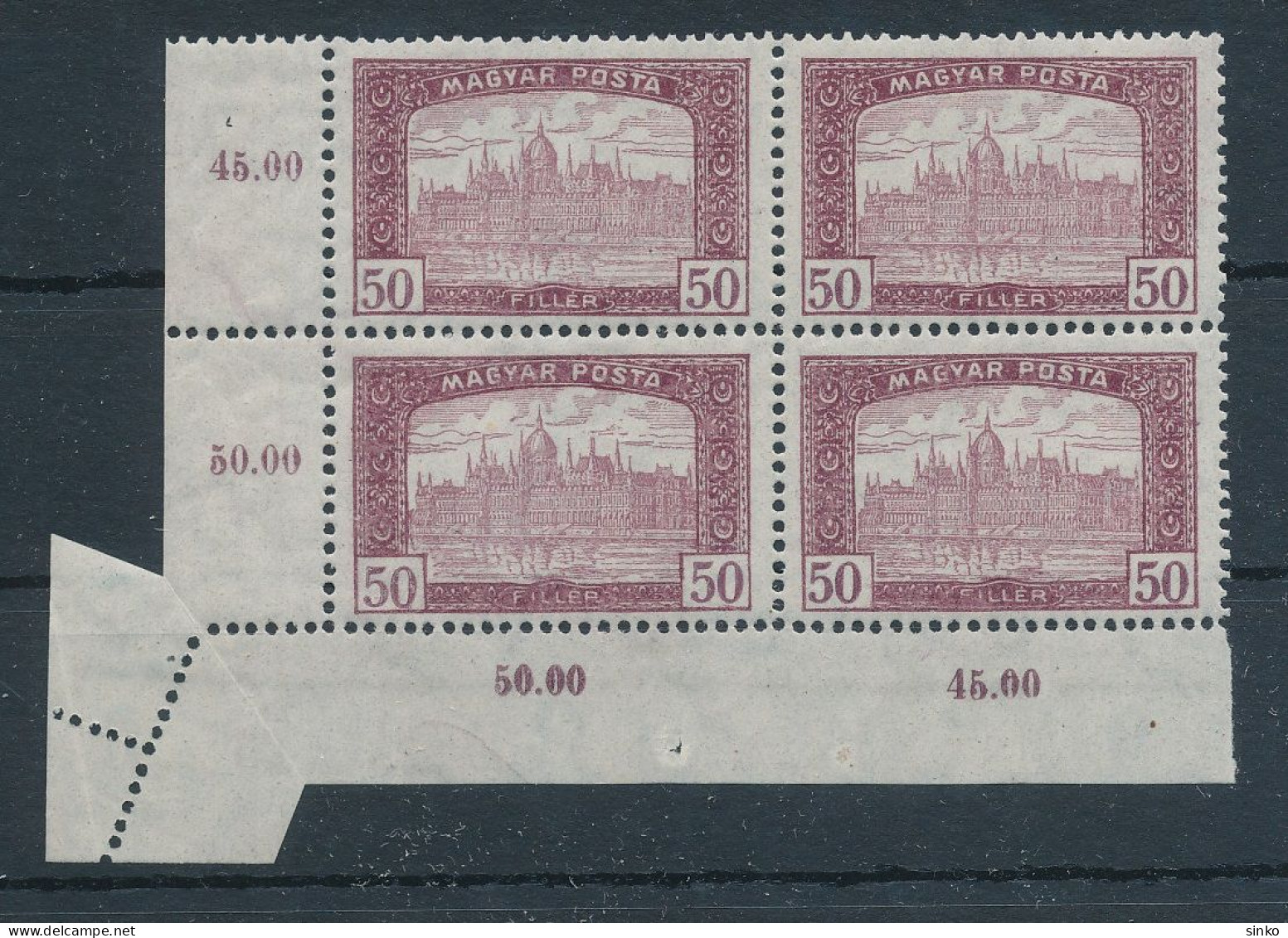 1919. Hungarian Post Office - Misprint - Varietà & Curiosità