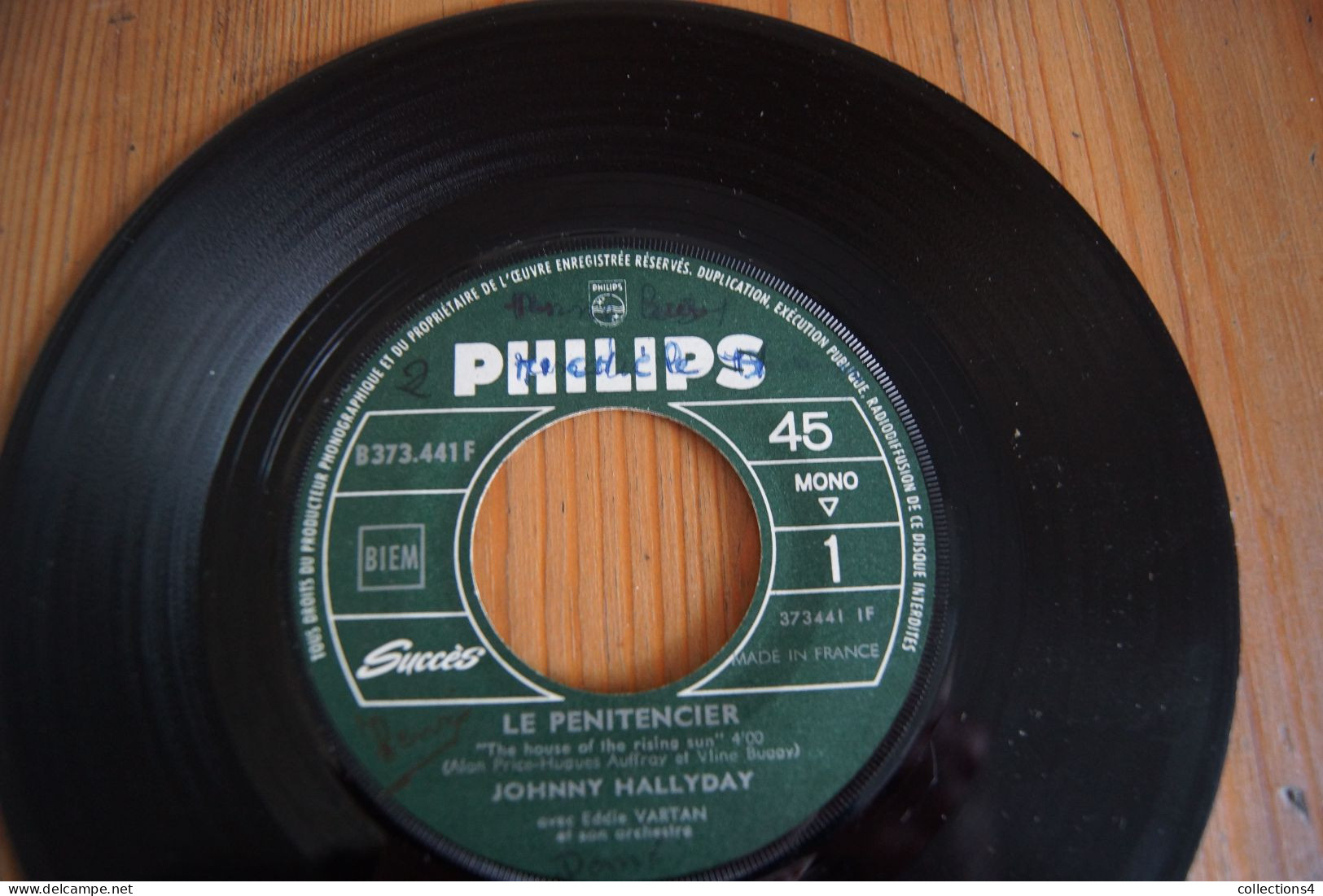 JOHNNY HALLYDAY LE PENITENCIER SP JUKE BOX 1964 ETAT+ - Rock