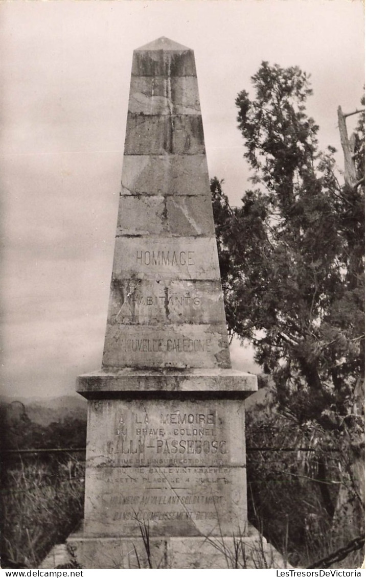 FRANCE - Nouvelle Calédonie - Le Foa - Vue Sur Le Monument Gally Passebosc - Vue Générale - Carte Postale Ancienne - Nouvelle Calédonie