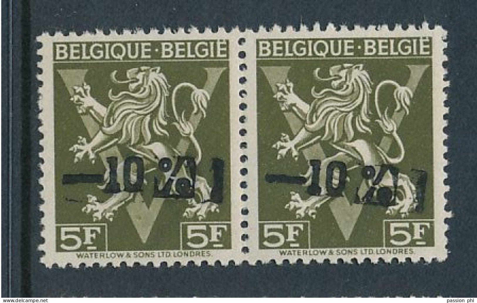 BELGIUM BELGIQUE COB 724 I MNH - 1946 -10%