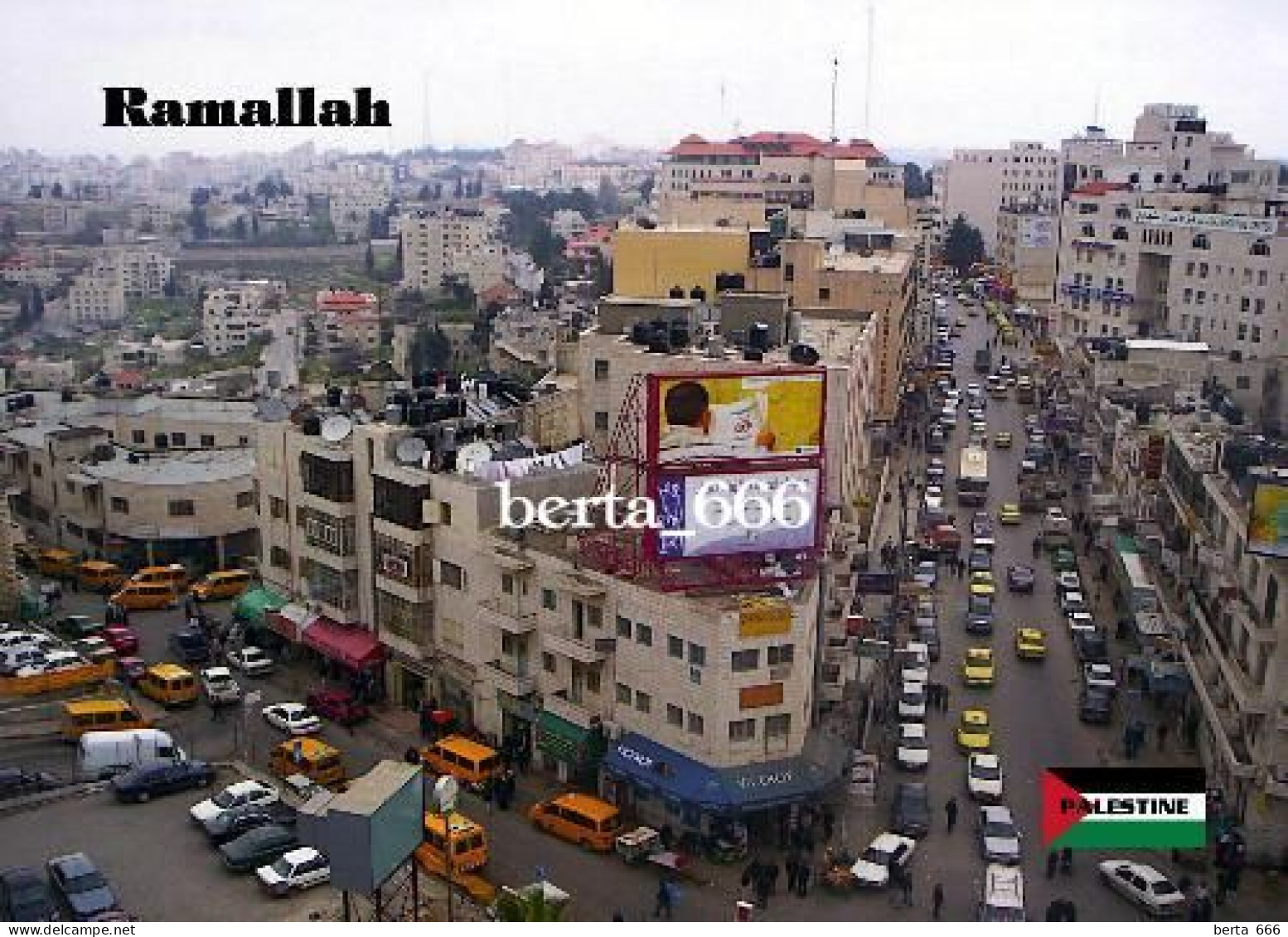Palestine Ramallah Overview New Postcard - Palästina