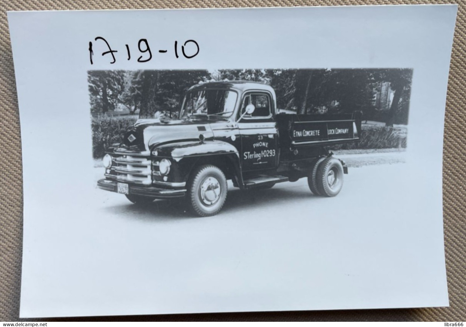 1949 DIAMOND T Trucks Model 222 Pickup - 12,5 X 9 Cm (REPRO PHOTO! Zie Beschrijving, Voir Description, See Description)! - Automobile