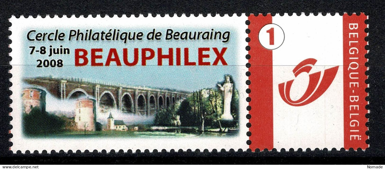 Belgique Duostamp Beauraing Beauphilex Juin 2008 - Nuovi