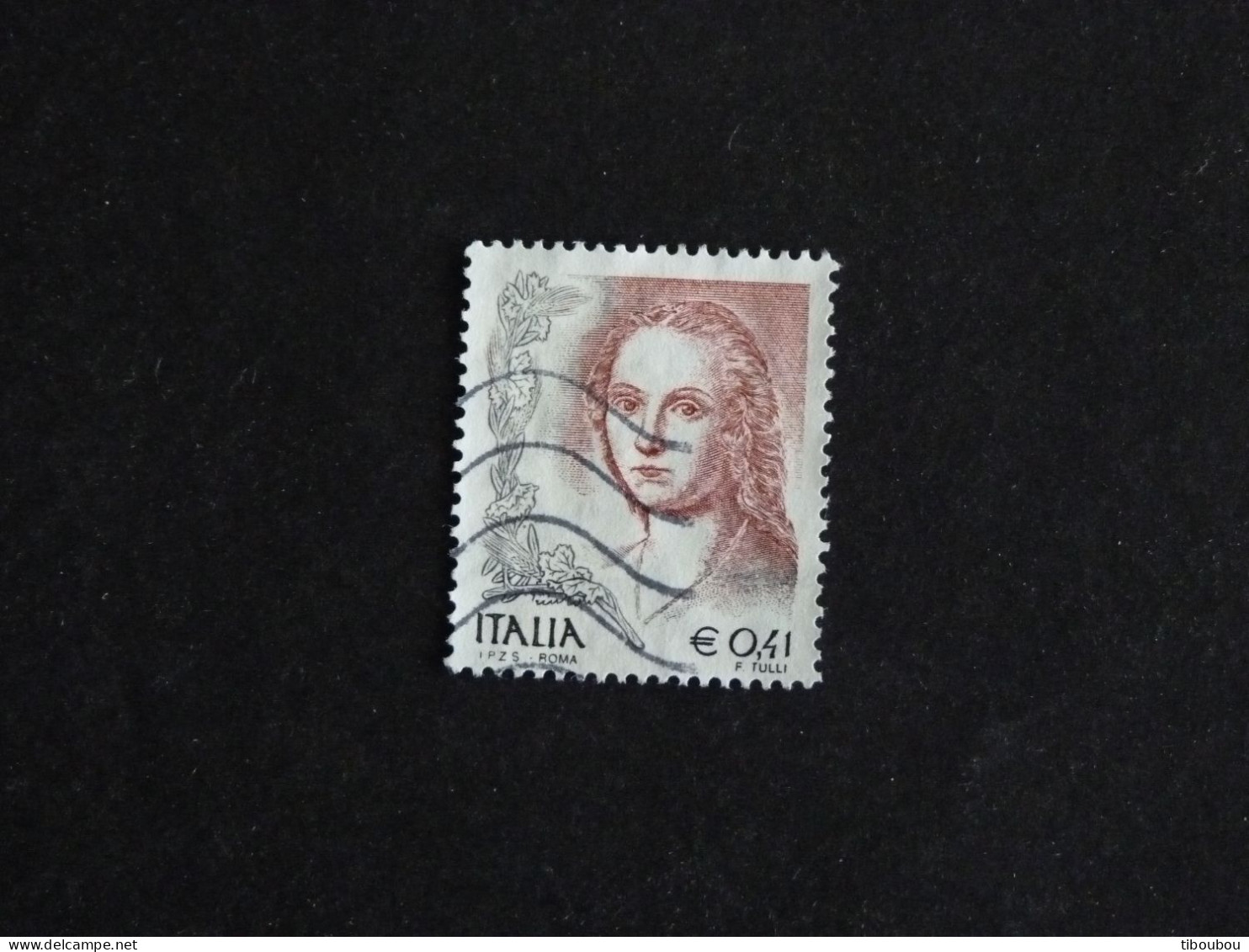 ITALIE ITALIA YT 2537 OBLITERE - DAME A LA LICORNE DE RAFFAELO SANZIO - 2001-10: Used