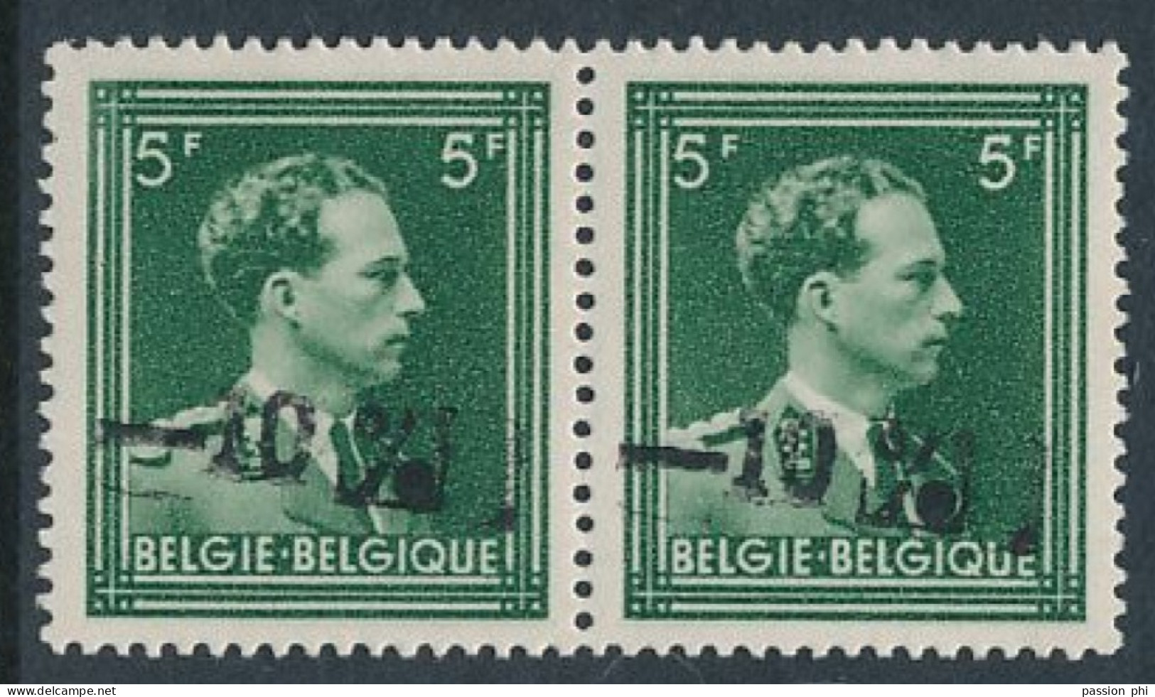 BELGIUM BELGIQUE COB 724 F MNH - 1946 -10%