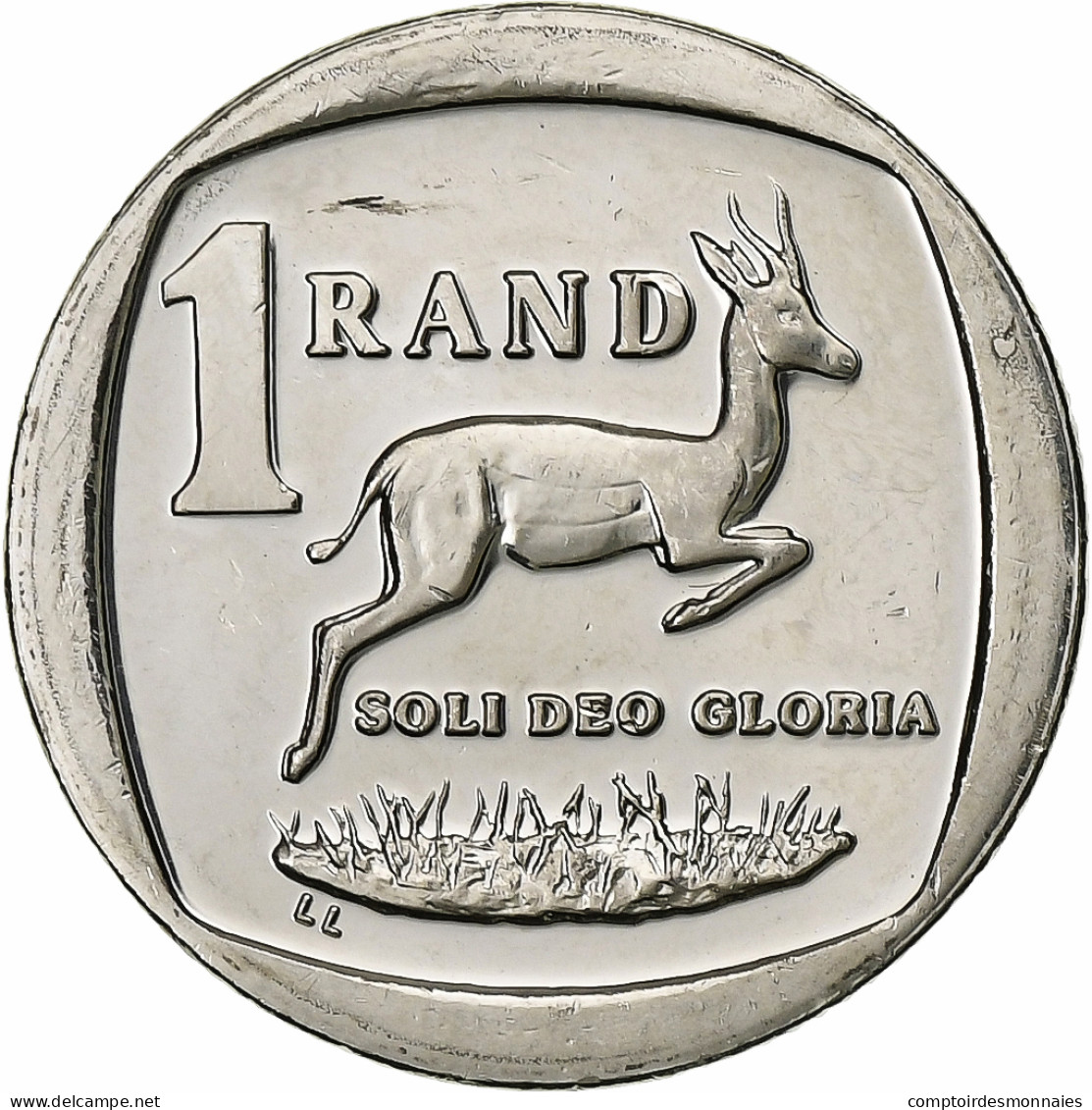 Afrique Du Sud, Rand, 2016, Pretoria, Springbok, Nickel Plated Copper, SPL+ - Afrique Du Sud