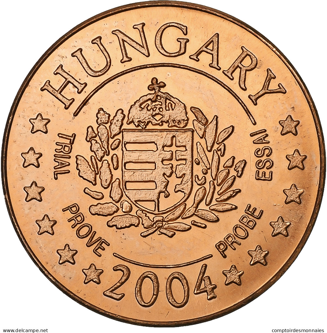 Hongrie, 5 Euro Cent, 2004, Cuivre, SPL+ - Privéproeven