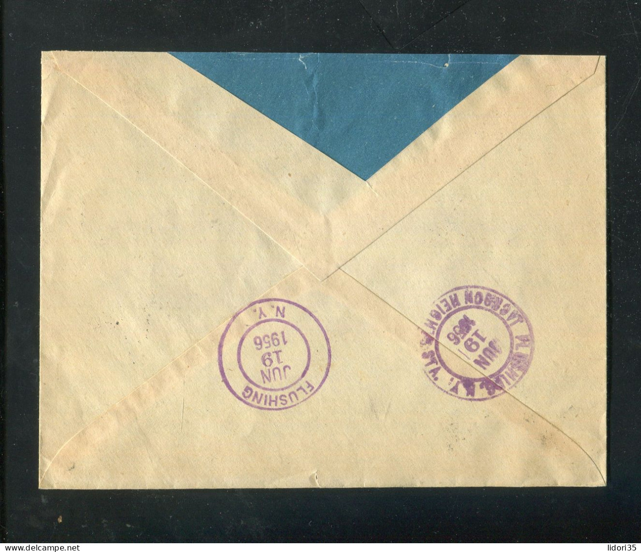 "CHILE" 1956, Reco-Brief In Die USA (L1075) - Cile