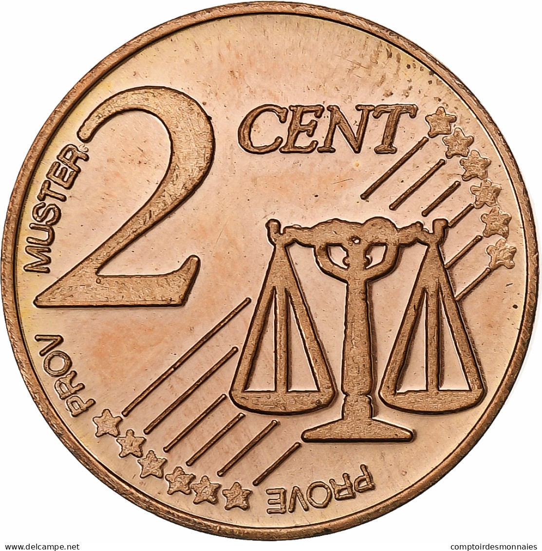 Hongrie, 2 Euro Cent, 2004, Cuivre, SPL+ - Essais Privés / Non-officiels