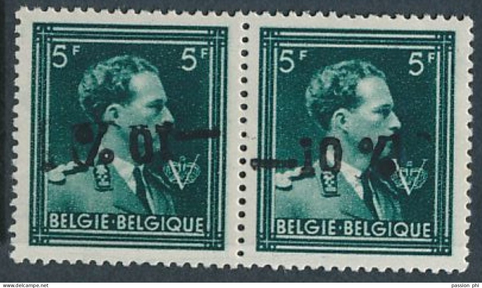 BELGIUM BELGIQUE COB 724 P MNH - 1946 -10%