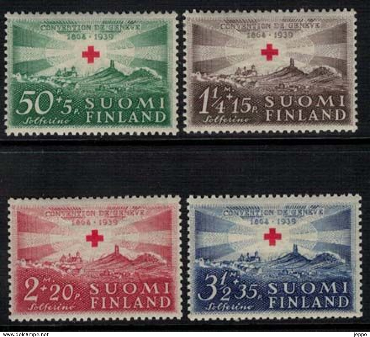 1939 Finland, Red Cross Complete Set MNH **. - Nuovi