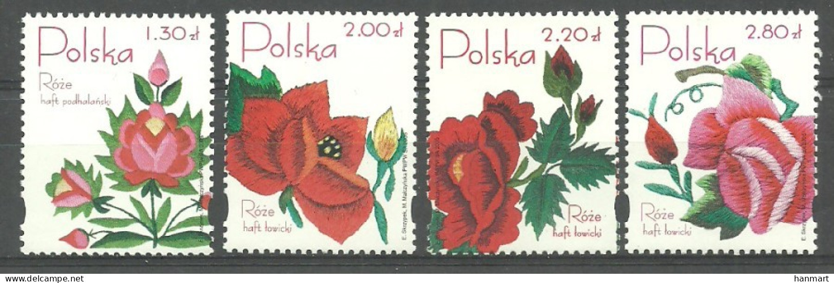 Poland 2005 Mi 4195-4198 Fi 4045-4048 MNH  (ZE4 PLD4195-4198) - Textile
