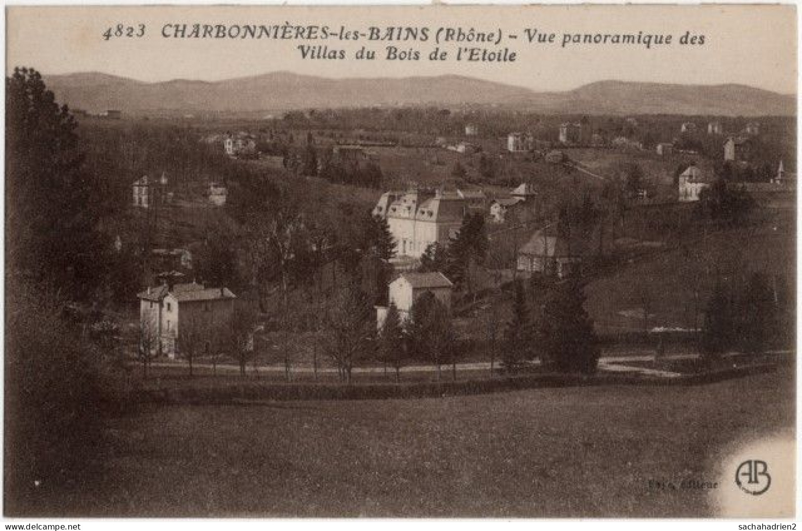 69. CHARBONNIERES-LES-BAINS. Vue Panoramique Des Villas Du Bois De L'Etoile. 4823 - Charbonniere Les Bains