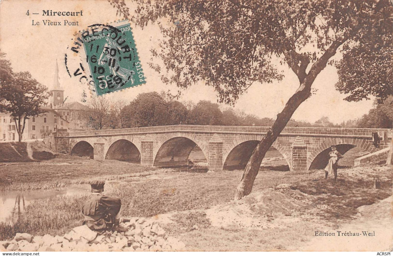 88  MIRECOURT  Le Vieux Pont     (Scan R/V) N°   32   \KEVREN0750Bis - Mirecourt