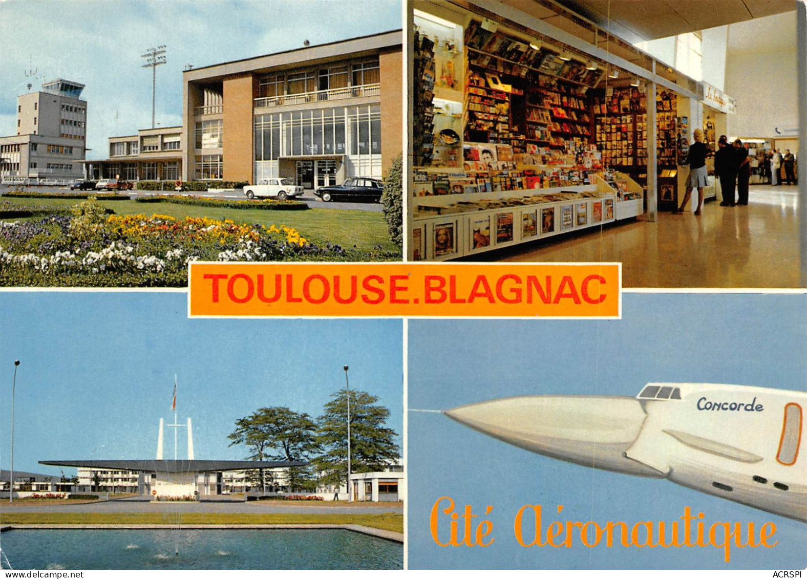 31 Aéroport Toulouse-Blagnac Et Le Concorde   N° 175 \KEVREN0774 - Aerodromi