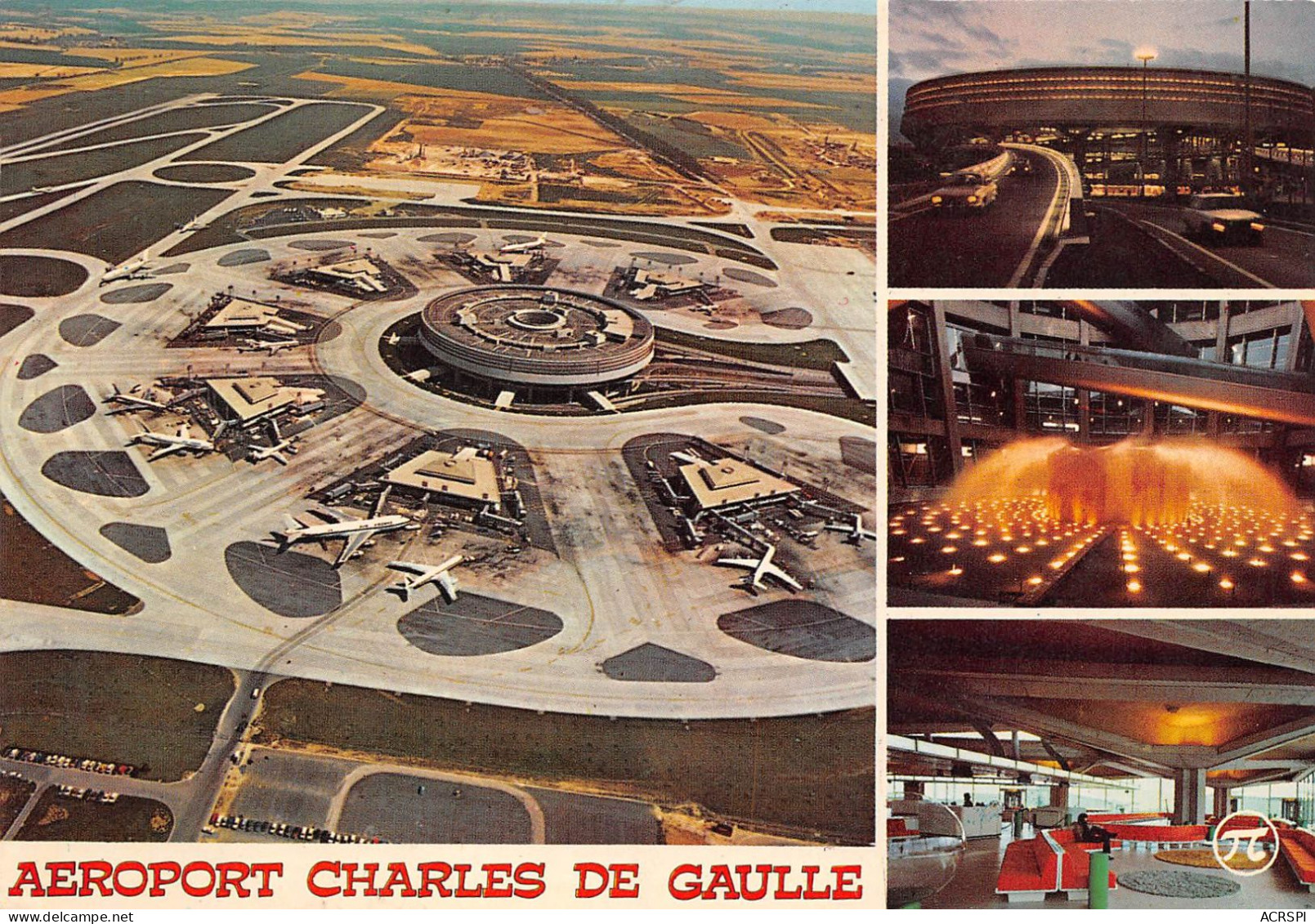 95 Roissy-en-France Aéroport Charles De Gaulle Aérogare Tubes De Transfert Et Satellites   N° 166 \KEVREN0774 - Aerodromi