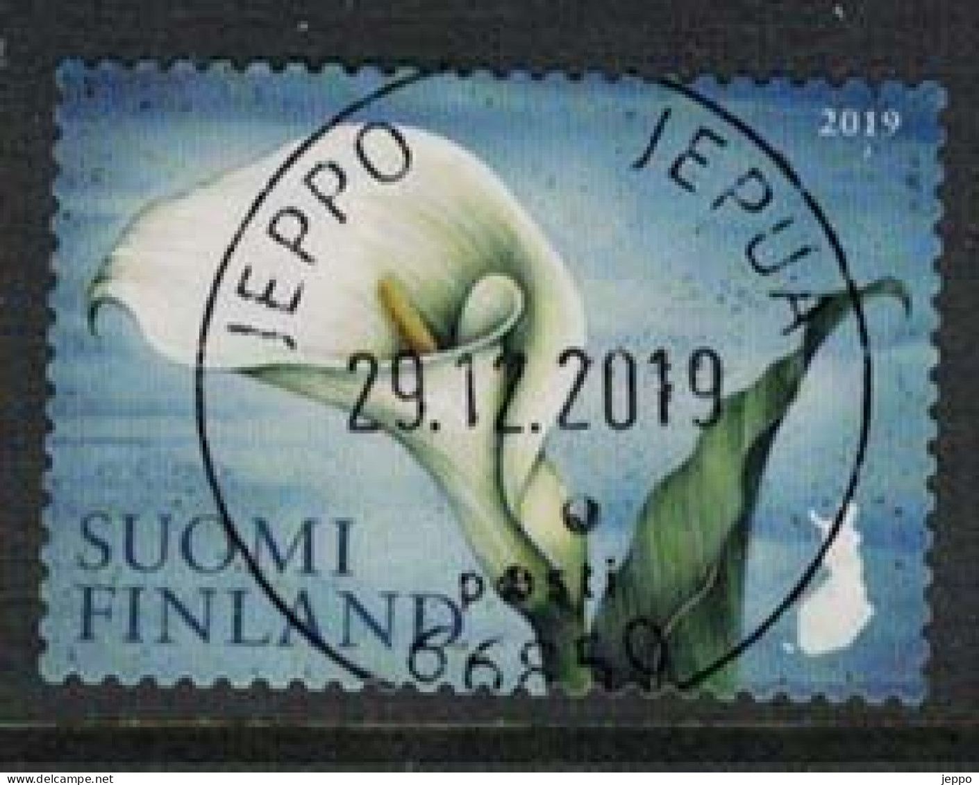 2019 Finland, Calla Flower, Fine Used. - Usati