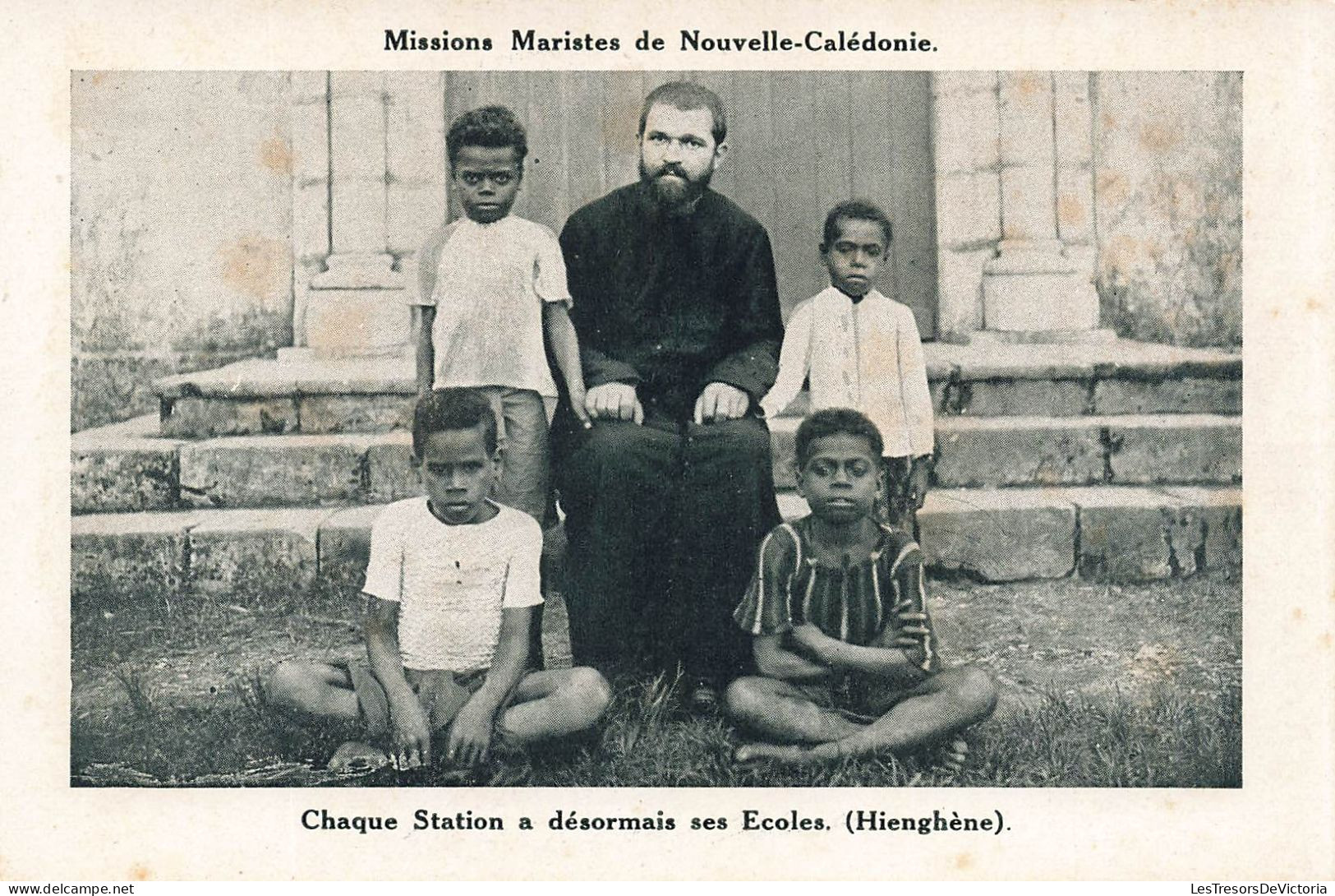 FRANCE - Missions Maristes De Nouvelle Calédonie - Chaque Station A Désormais Ses Ecoles - Carte Postale Ancienne - Nouvelle Calédonie