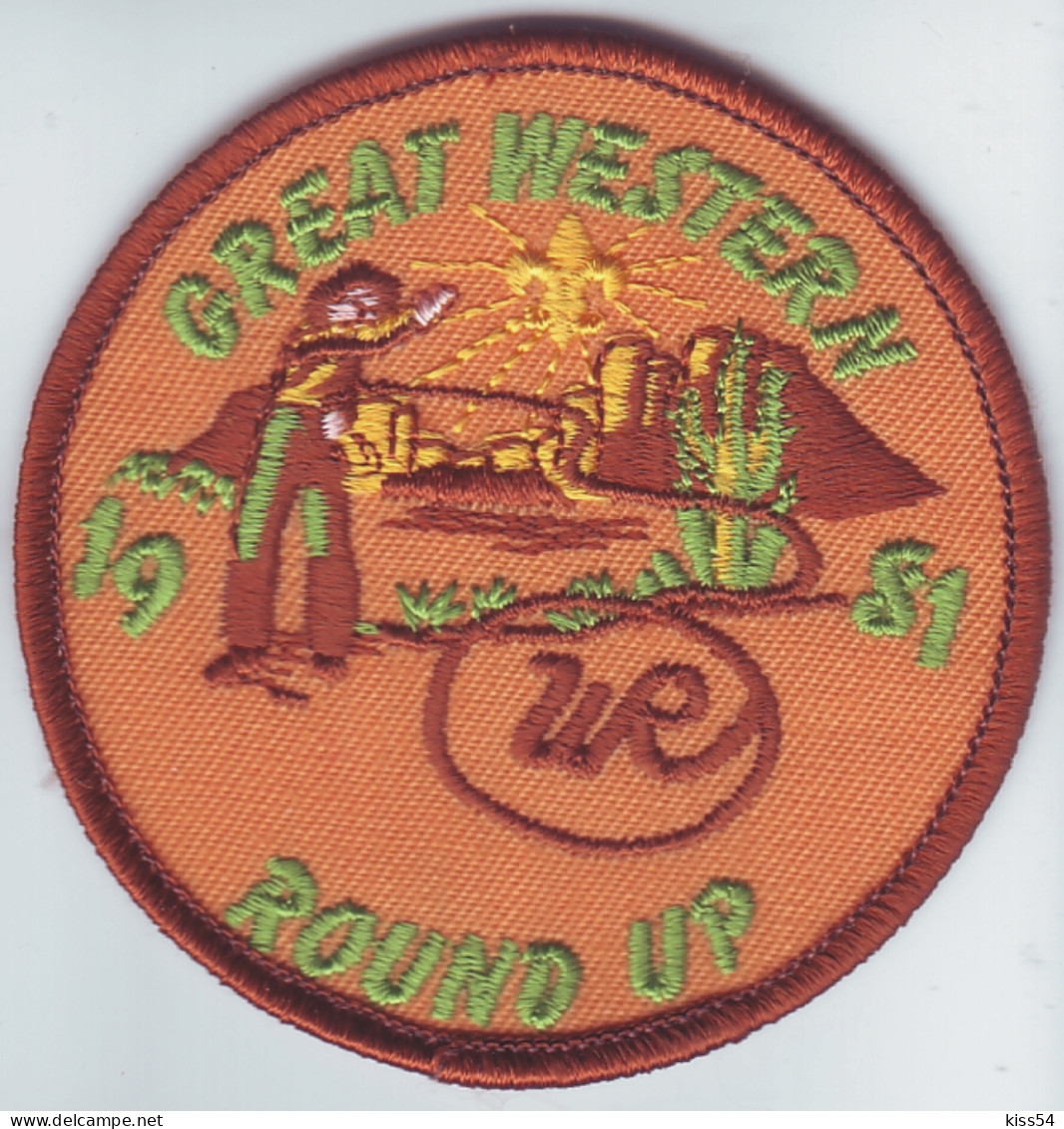 B 32 - 44 USA Scout Badge - Great Western - 1981 - Scoutisme