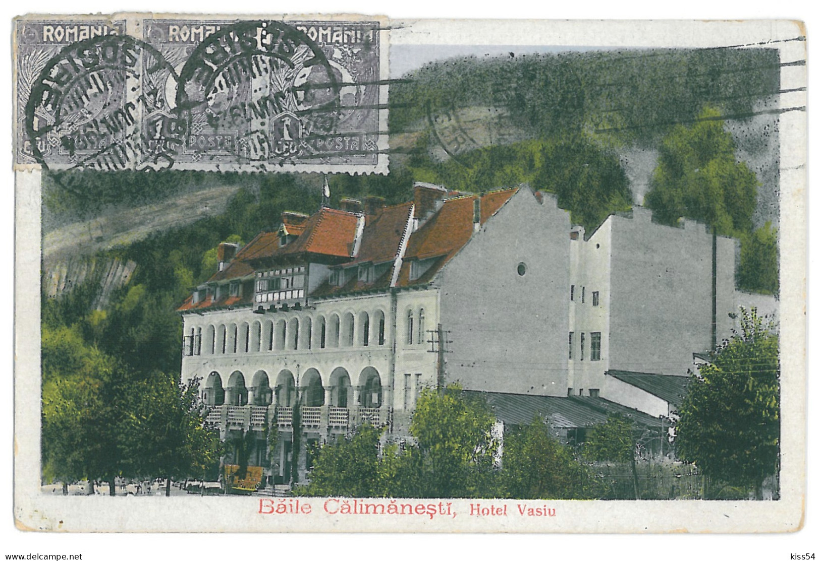 RO 68 - 11993 CALIMANESTI, Valcea, Romania - Old Postcard - Used - 1924 - TCV - Rumänien
