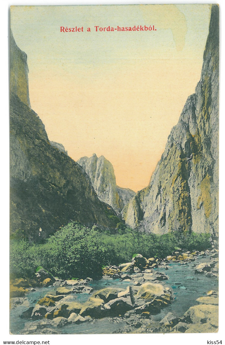 RO 68 - 22713 TURDA, Cheile Turzii, Romania - Old Postcard - Used - 1907 - Rumänien