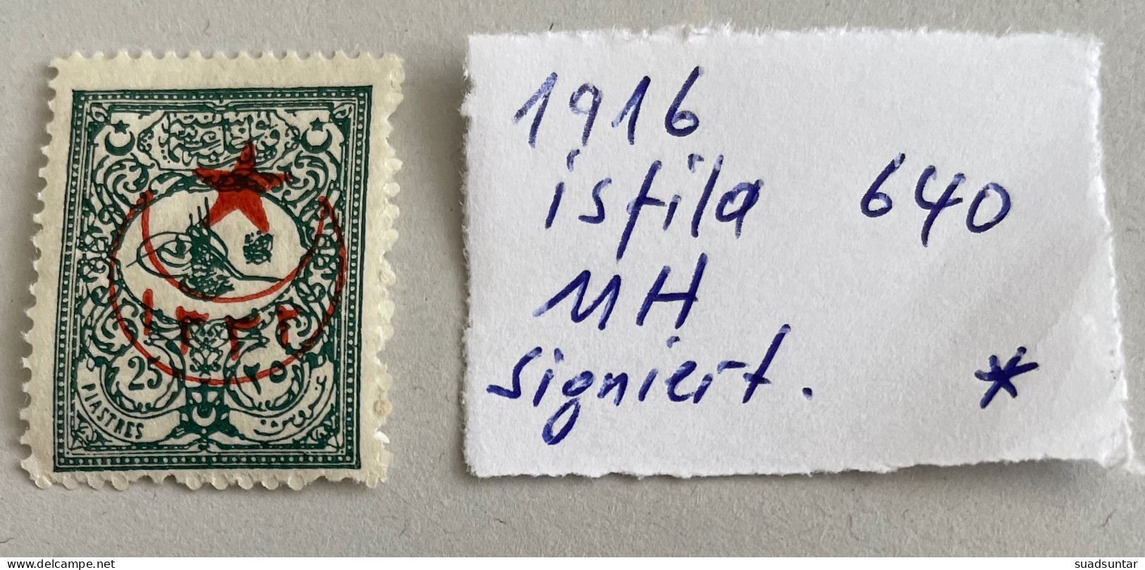 1916  5 Star Overprinted Stamp MH Isfila 640 - Ongebruikt