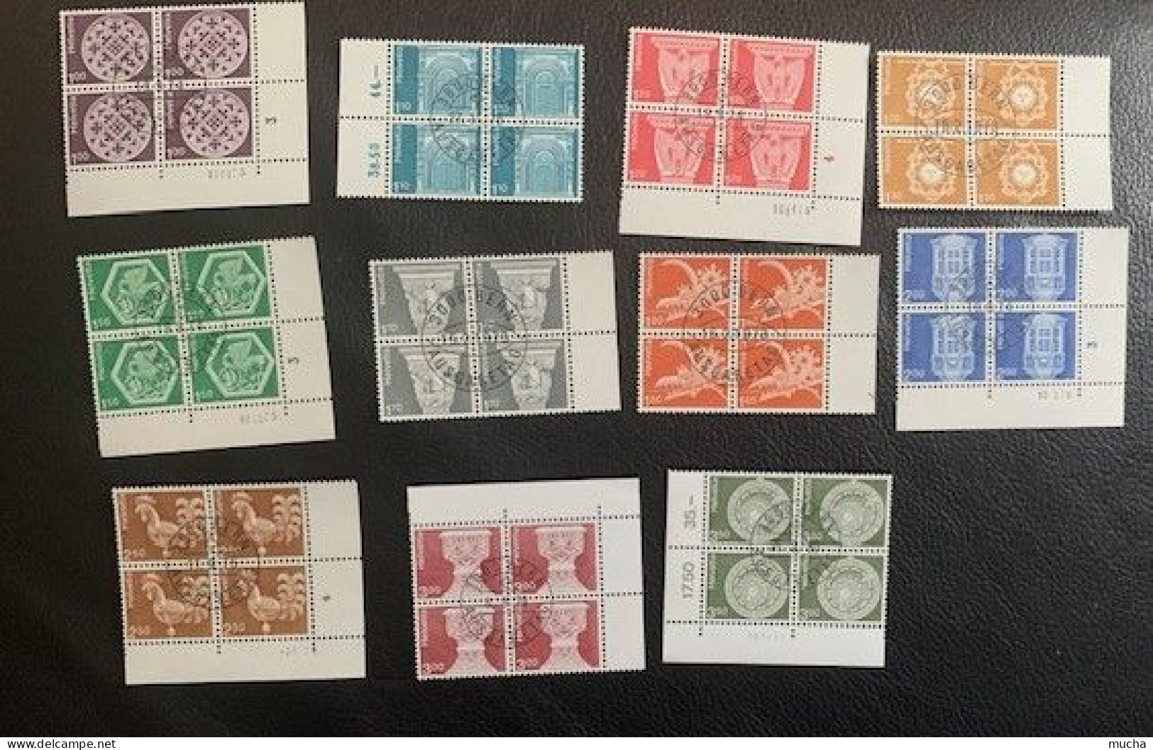 20344 -  Architecture Et Artisanat Nos Zst 523- 534, 542, 611-613 Bloc De 4 ° Oblitérés - Used Stamps