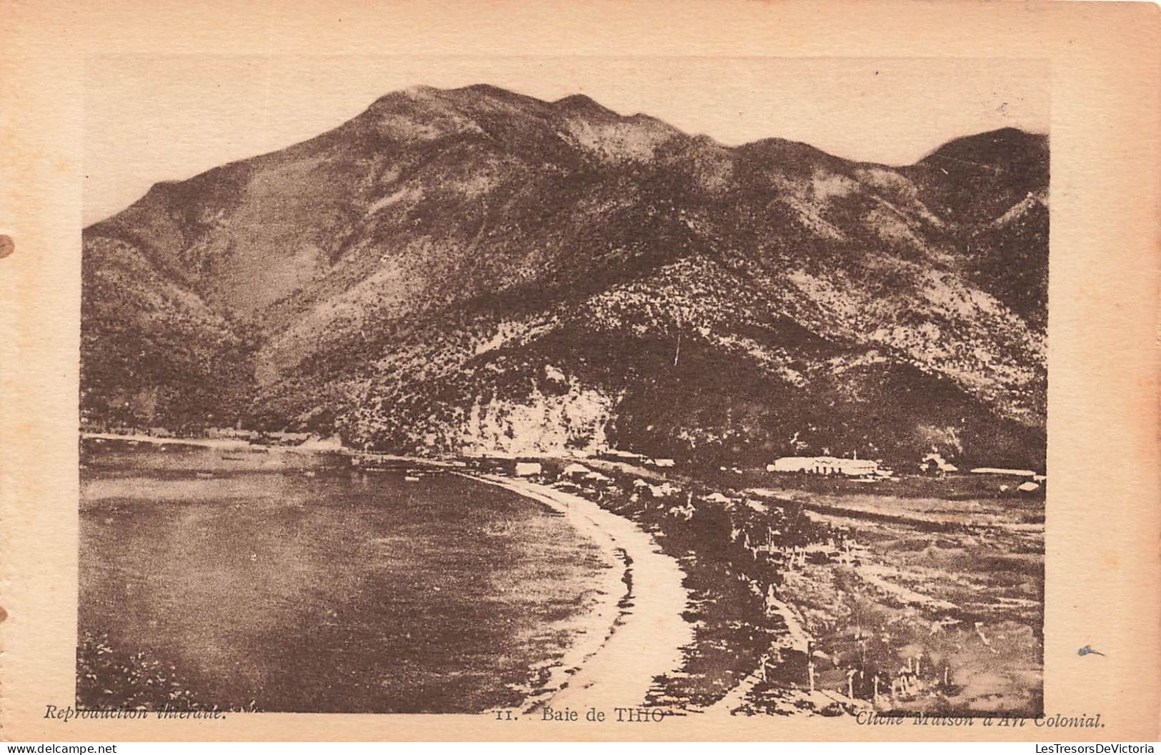 FRANCE - Nouvelle Calédonie - Vue Sur La Baie De Thio - Cliché Maison D'Art Colonial - La Plage - Carte Postale Ancienne - Nouvelle Calédonie