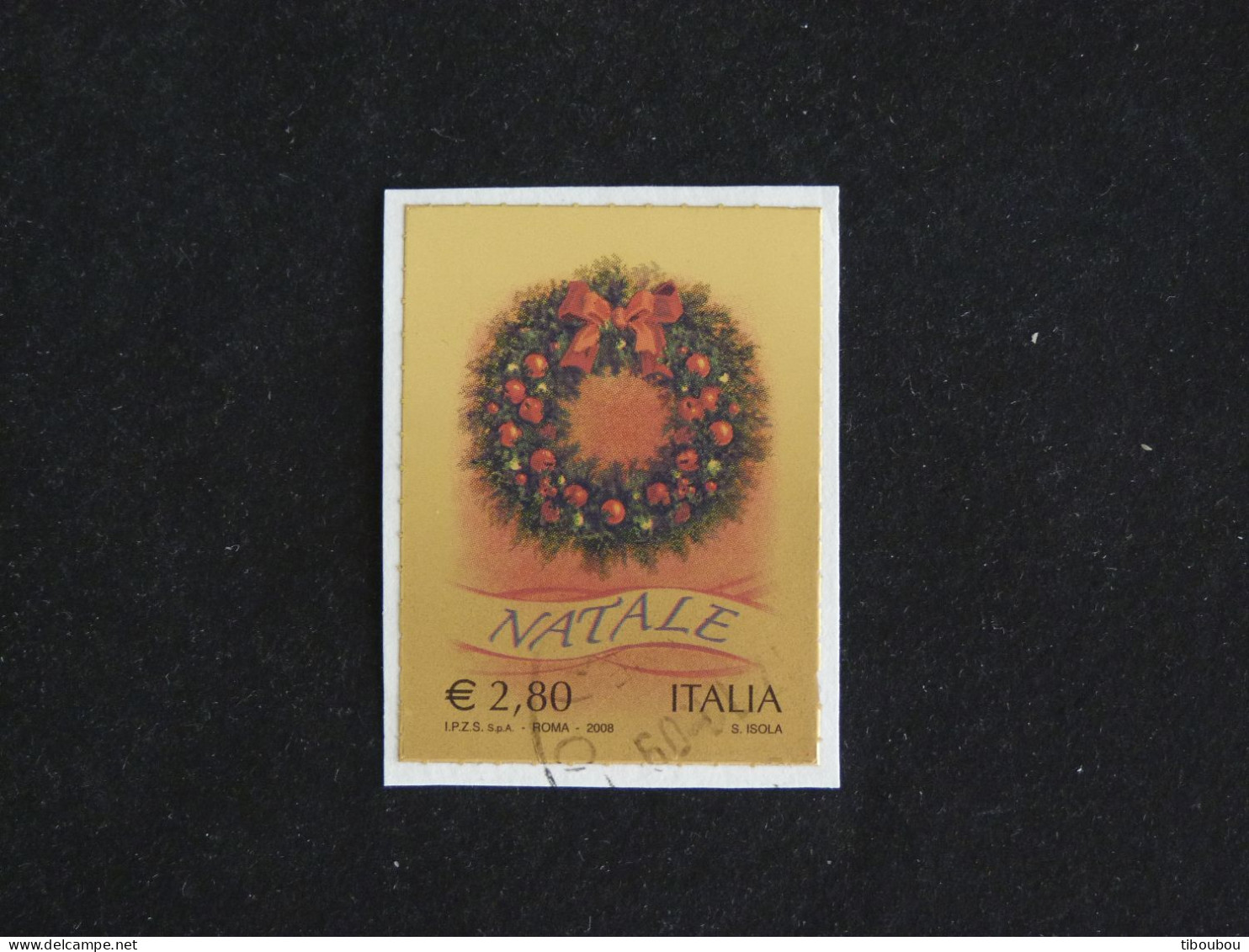 ITALIE ITALIA YT 3036 OBLITERE - NOEL CHRISTMAS COURONNE - 2001-10: Gebraucht