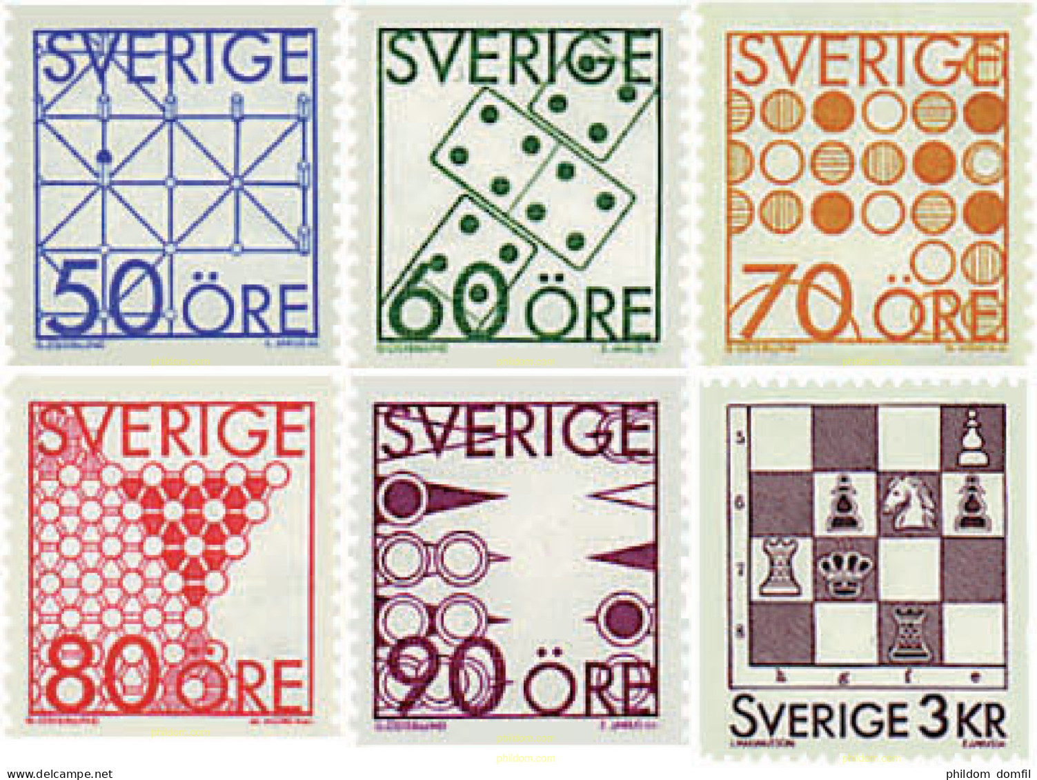 728992 HINGED SUECIA 1985 JUEGOS DE MESA - Used Stamps