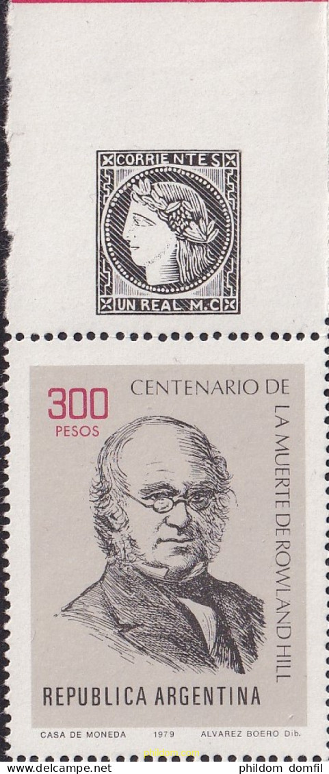 728988 MNH ARGENTINA 1979 100 ANIVERSARIO DE LA MUERTE DE ROWLAND HILL - Unused Stamps