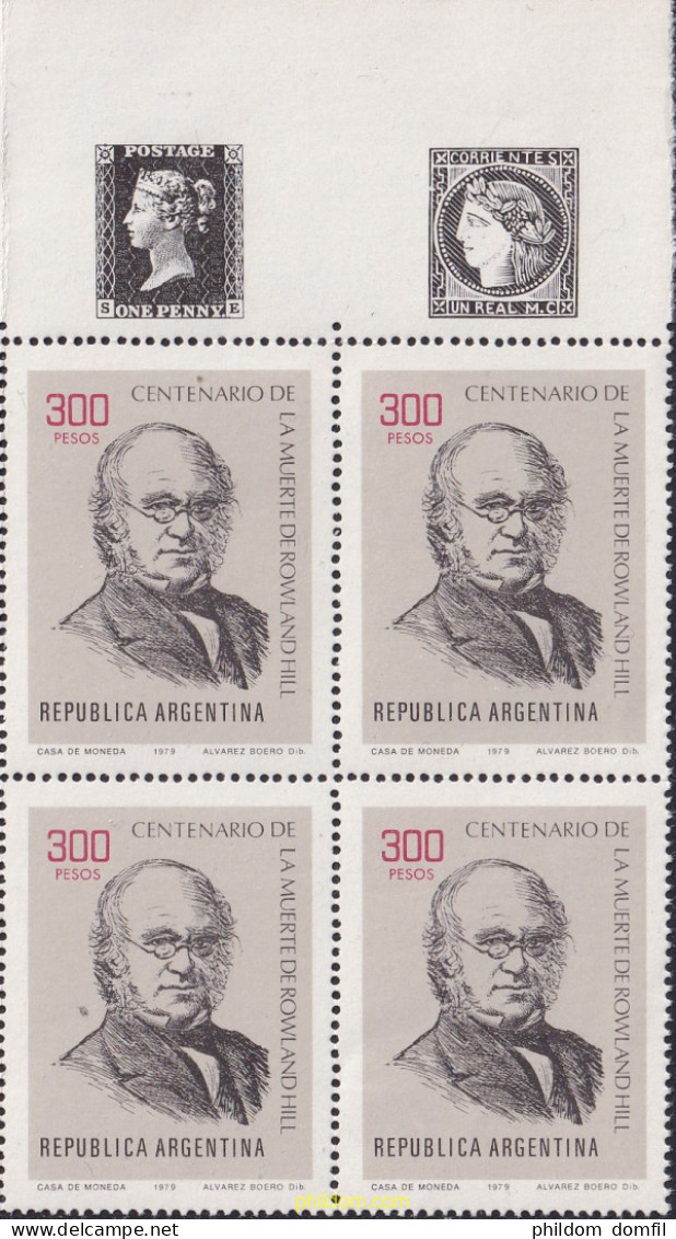 728987 MNH ARGENTINA 1979 100 ANIVERSARIO DE LA MUERTE DE ROWLAND HILL - Nuevos