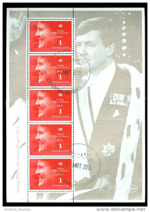 NEDERLAND *  NVPH V 3066 * KONING WILLEM ALEXANDER *  BLOK * NETHERLANDS * POSTFRIS GESTEMPELD - Used Stamps