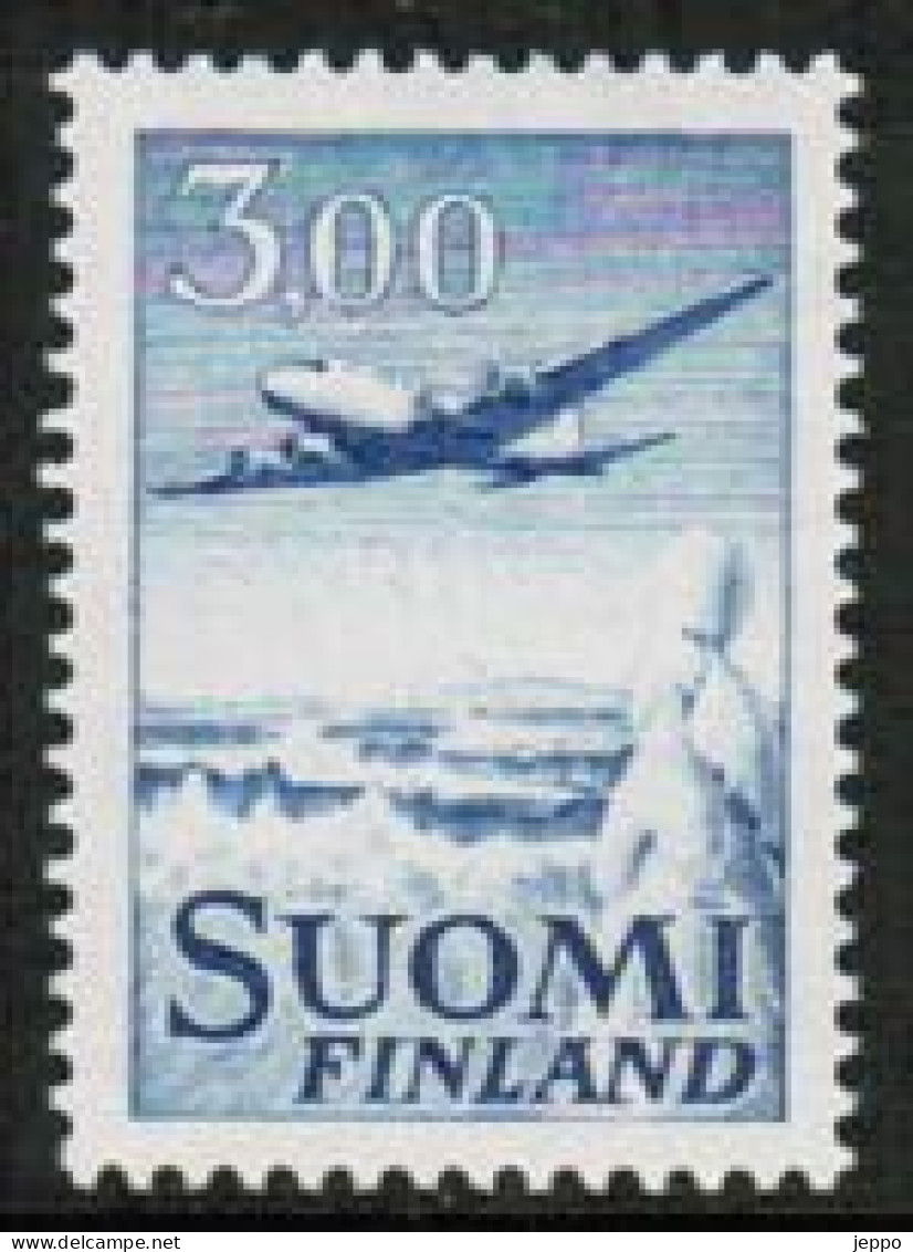 1963 Finland, Aeroplane Type I X Te Paper **. - Neufs
