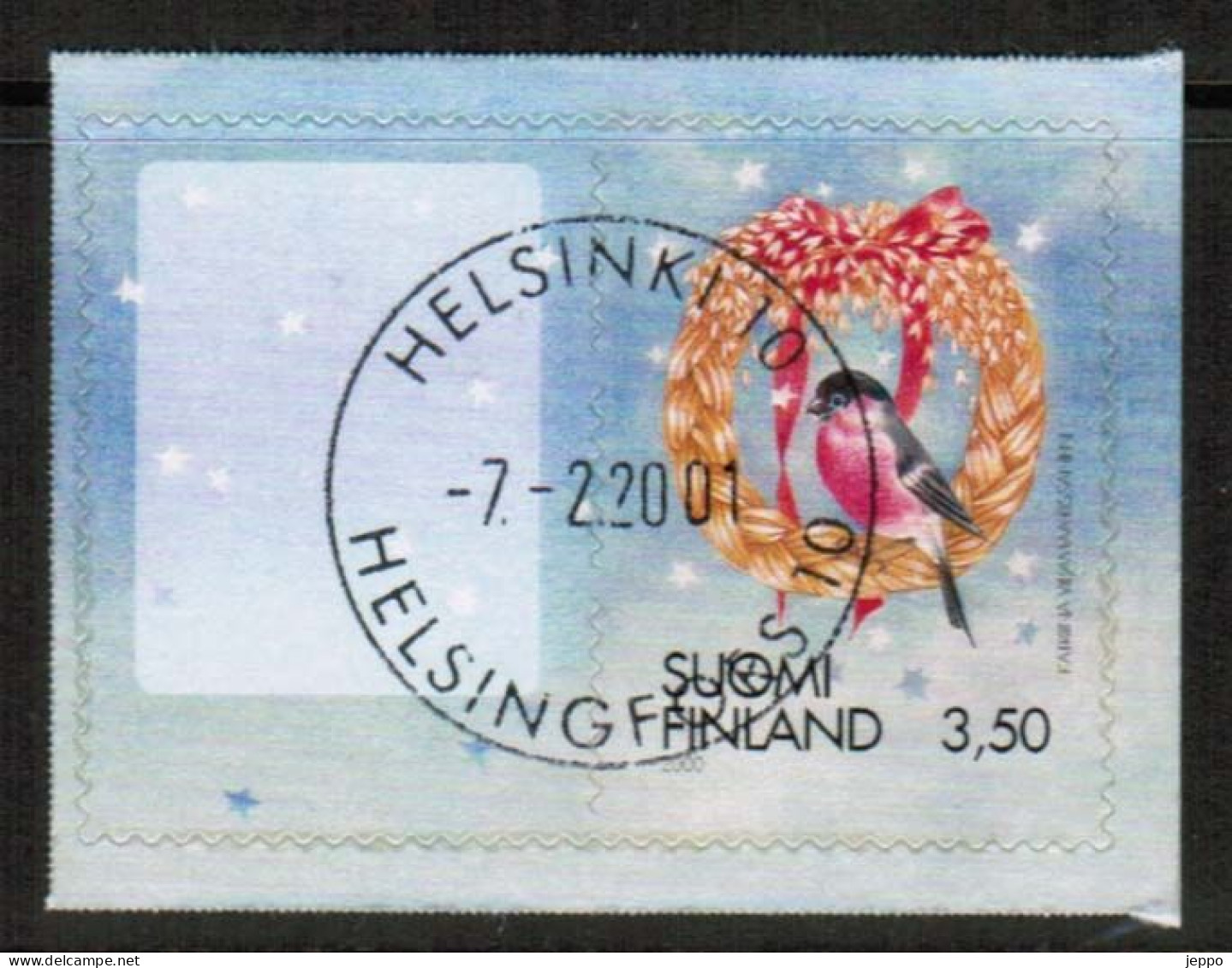 2000 Finland, Christmas Pair Fine Used. - Gebraucht