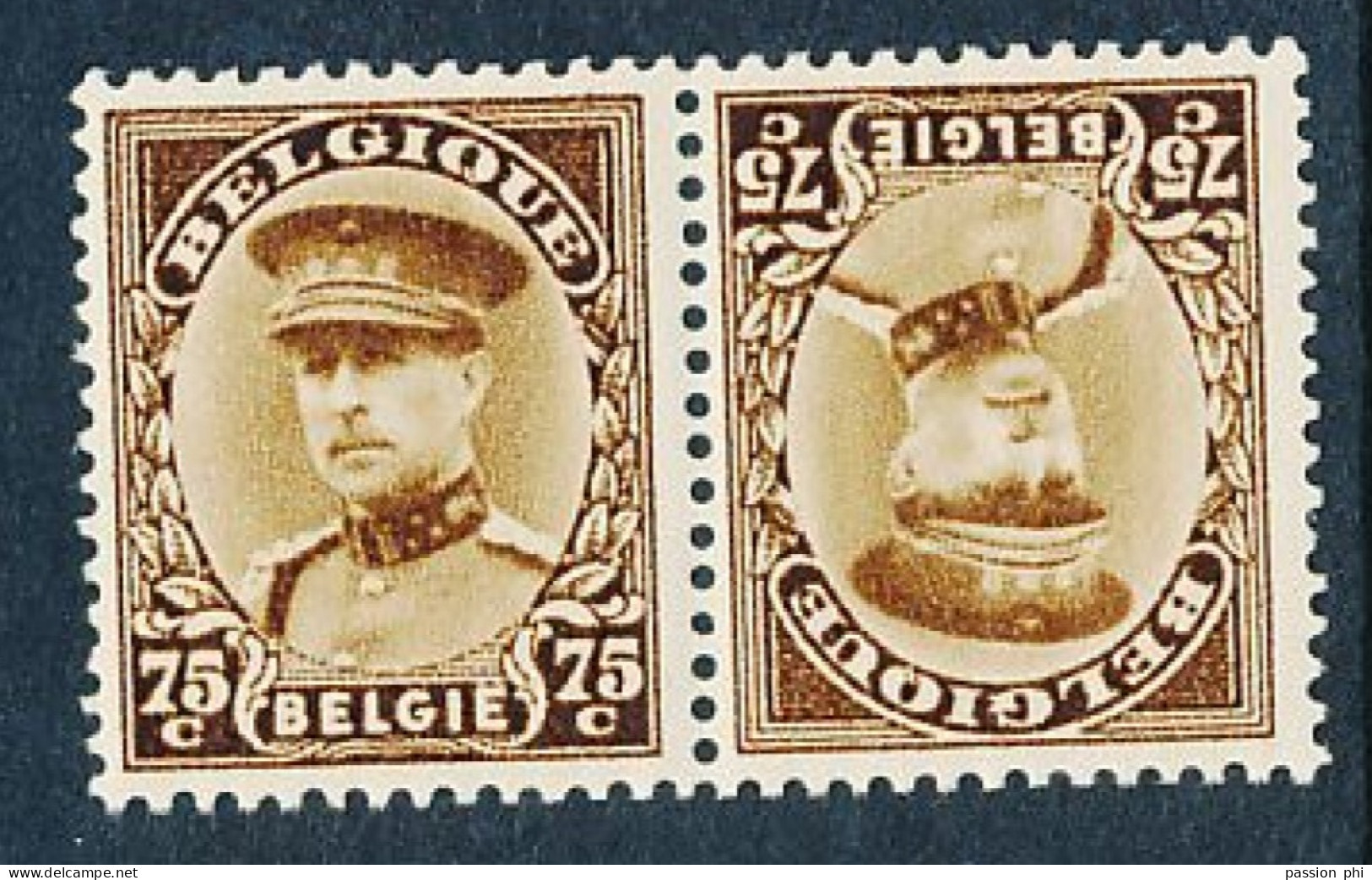 BELGIUM BELGIQUE COB KP15 MNH - Tête-bêche [KP] & Zwischensteg [KT]