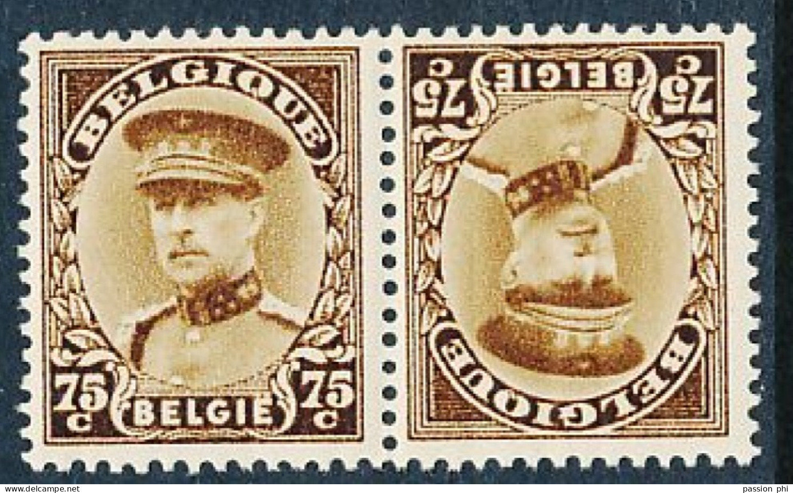 BELGIUM BELGIQUE COB KP15 MNH - Tête-bêche [KP] & Zwischensteg [KT]