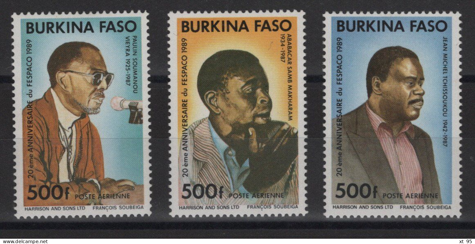 Burkina - PA N°325 à 327 - Cinema - * Neufs Avec Trace De Charniere - Cote 22.50€ - Burkina Faso (1984-...)