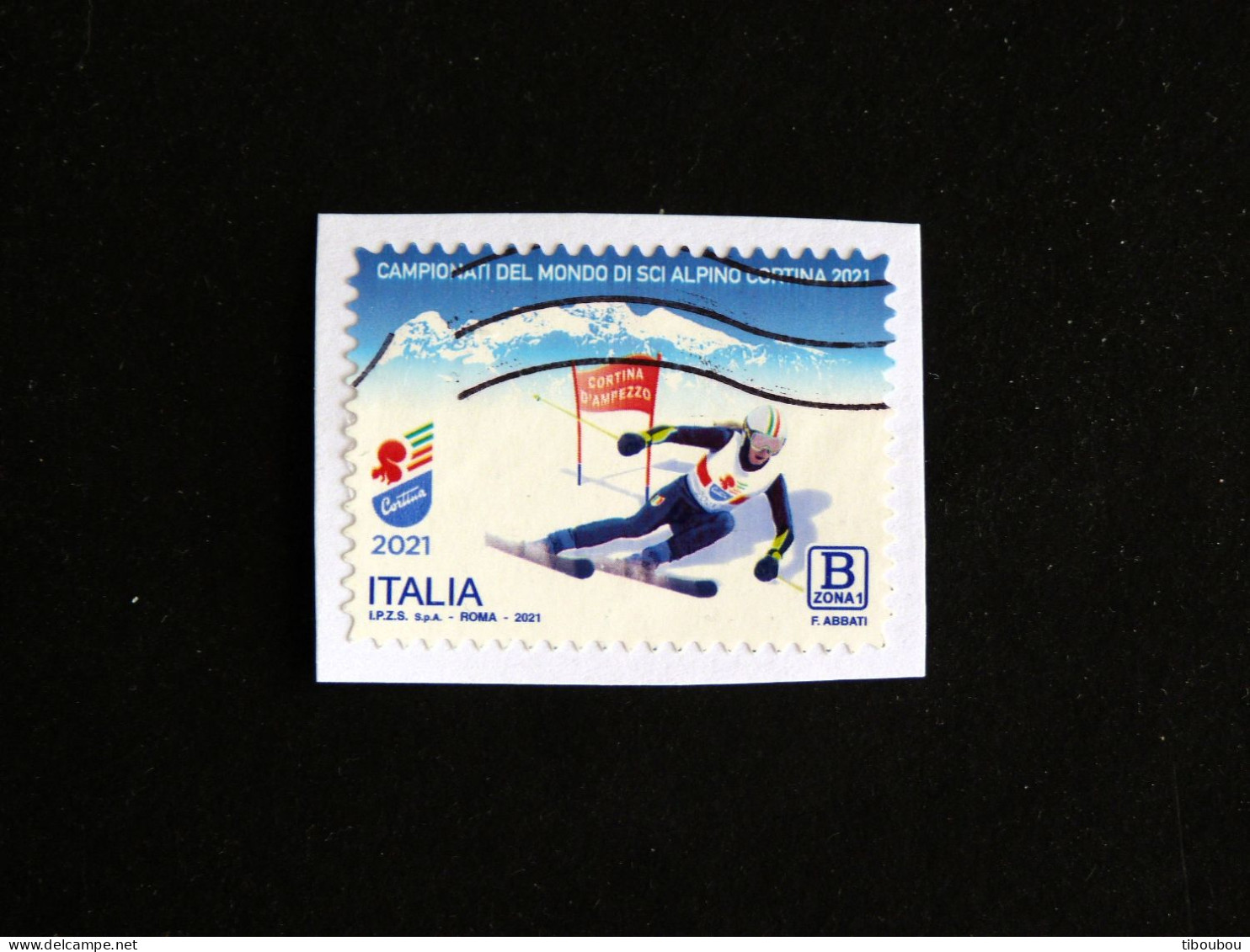 ITALIE ITALIA YT 4041 OBLITERE - SKI ALPIN CORTINA D'AMPEZZO - 2021-...: Afgestempeld