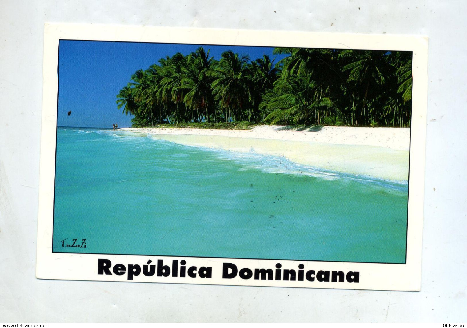 Carte Plage Ete  Machine  Domongo  Vignette + Fausse Direction Cachet Periers - Dominicaine (République)