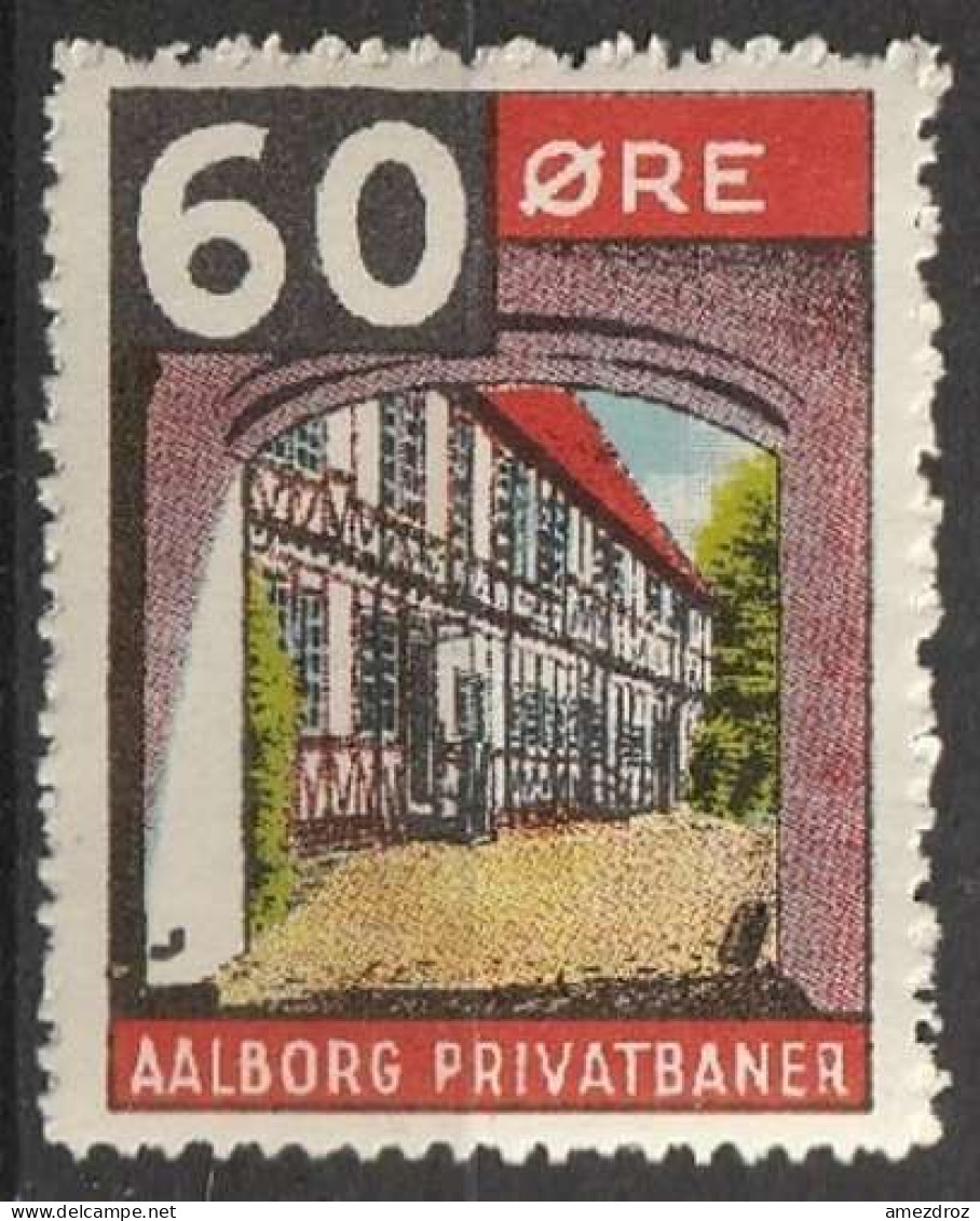 Chemin De Fer Danois ** - Dänemark Railway Eisenbahn Aalborg Privatbaner (A1) - Paketmarken